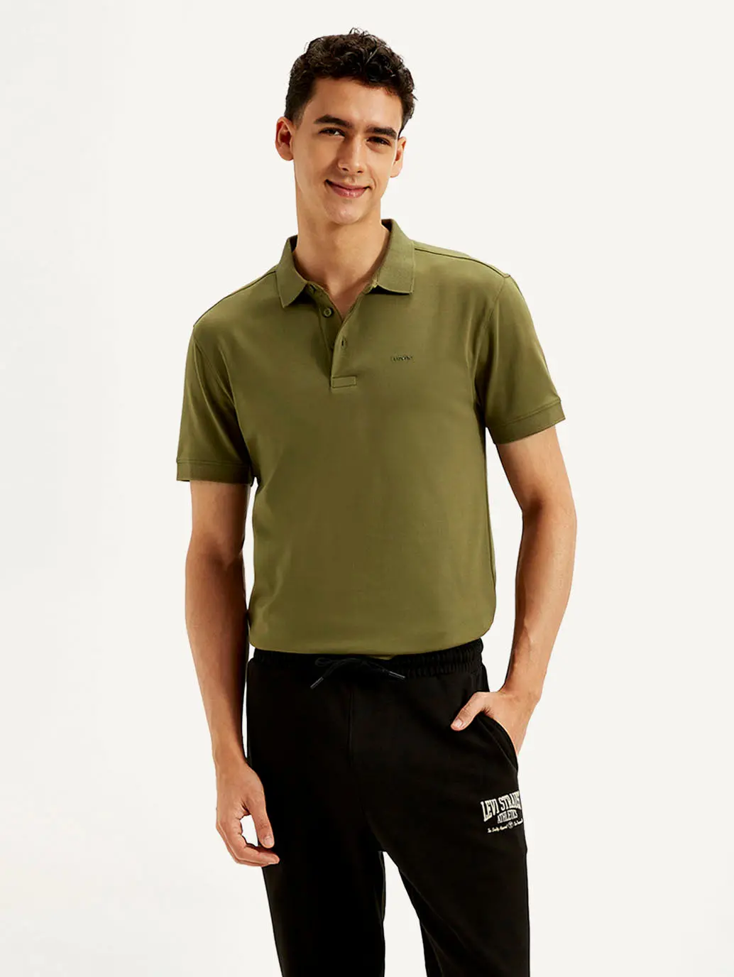 Men's Solid Slim Fit Polo T-Shirt 1