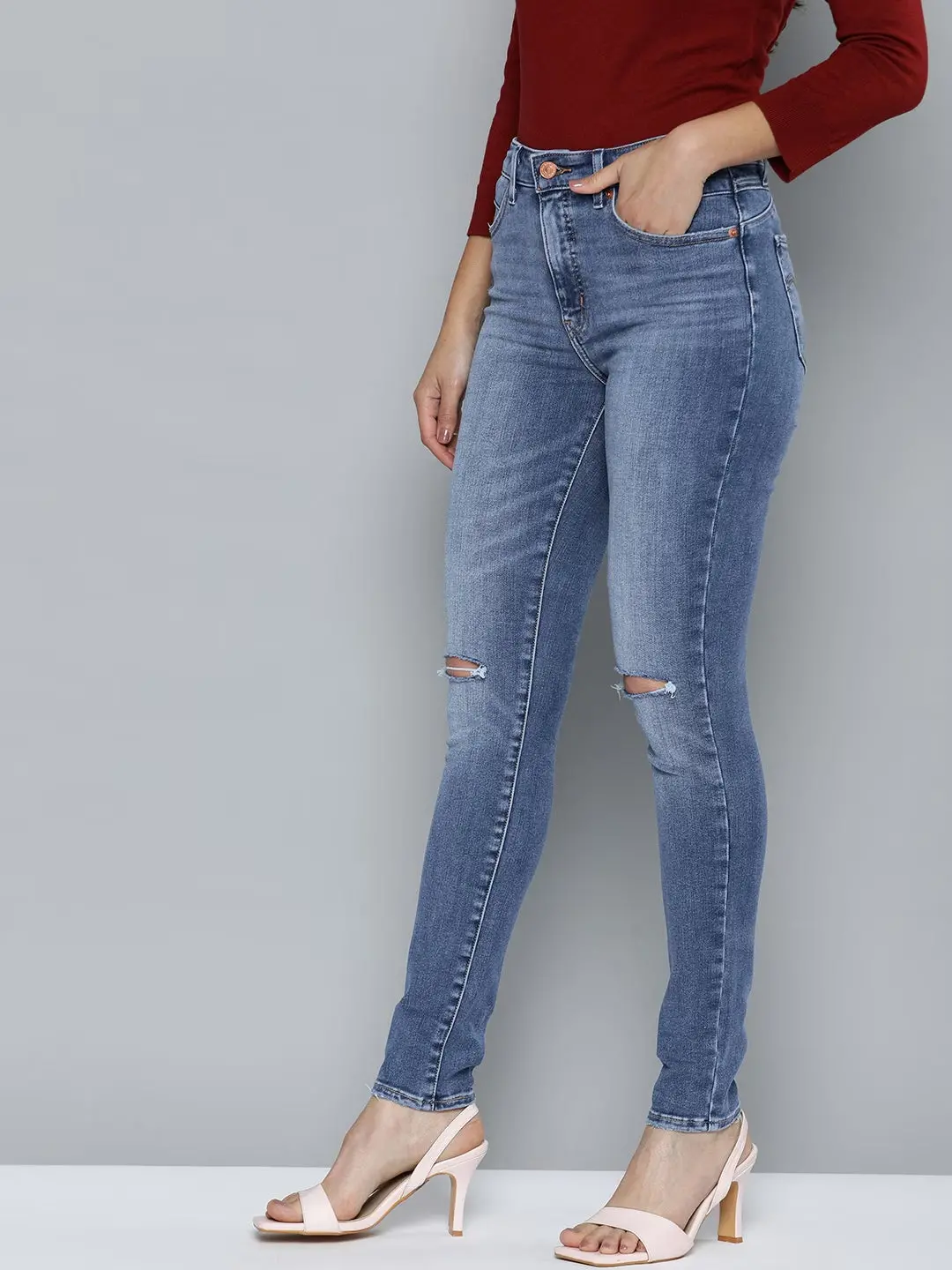 Women's 311 Blue Revel Shaping Skinny Fit High Rise Jeans 1