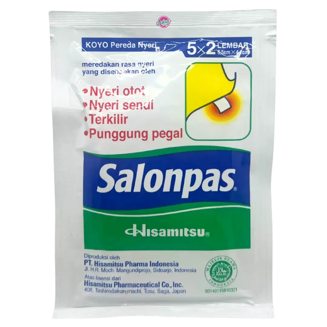 Salonpas Analgesic Patch/Plaster - 4.2Cm X 6.5Cm (10 Patches) 1