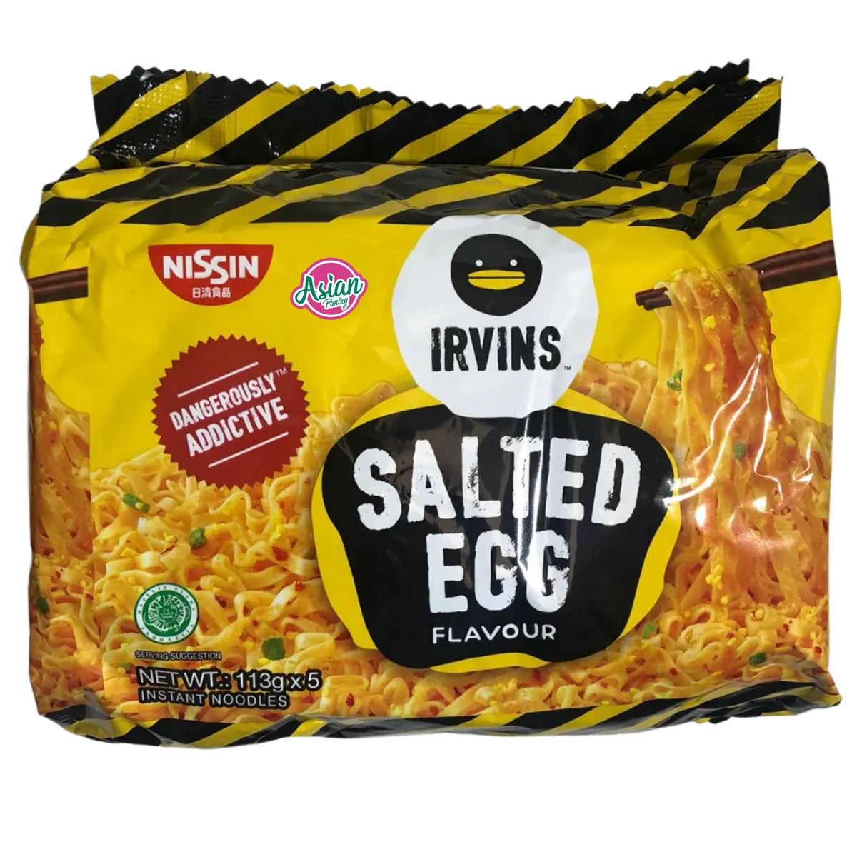 Nissin Irvins Salted Egg Flavour Instant Noodles 1