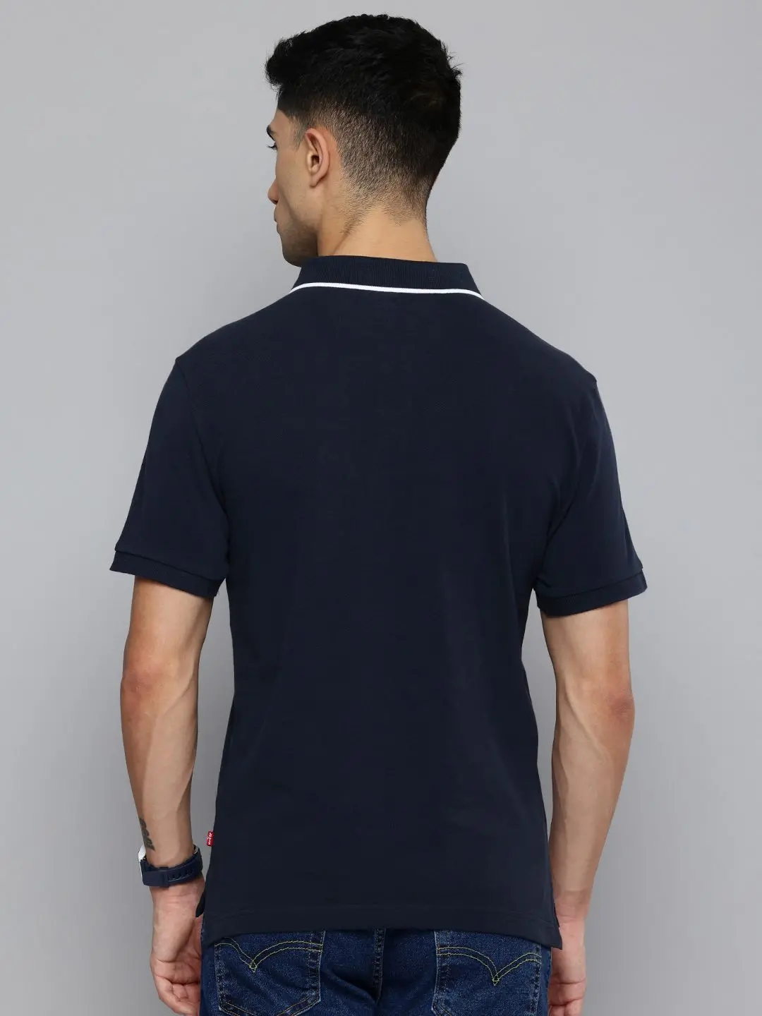 Men's Solid Polo T-Shirt 4