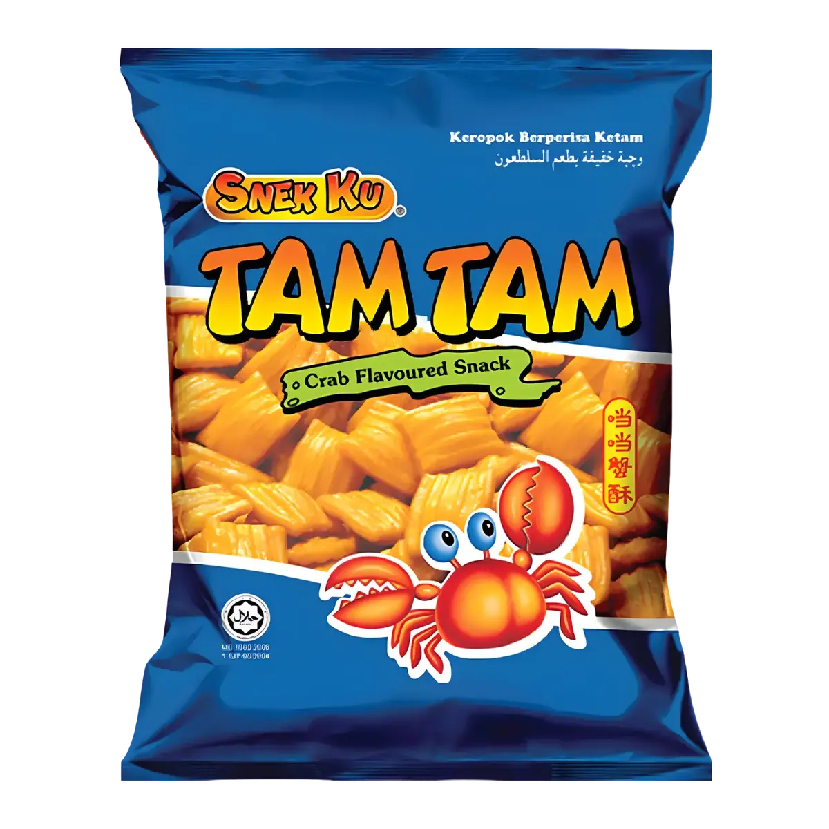 Snek Ku Tam Tam Crab Snack 60G 1