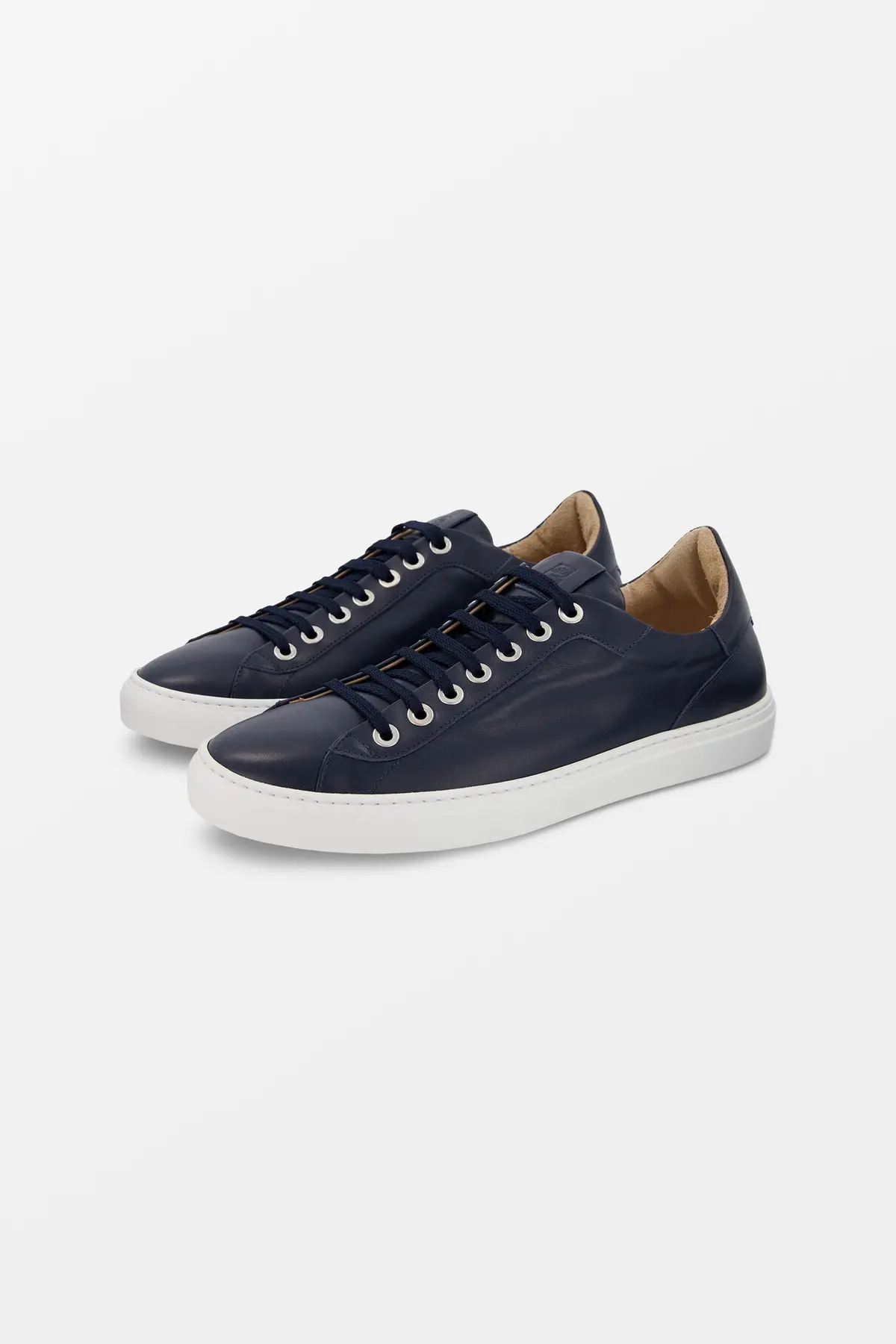 Fiorangelo Navy Leather Sneakers 1