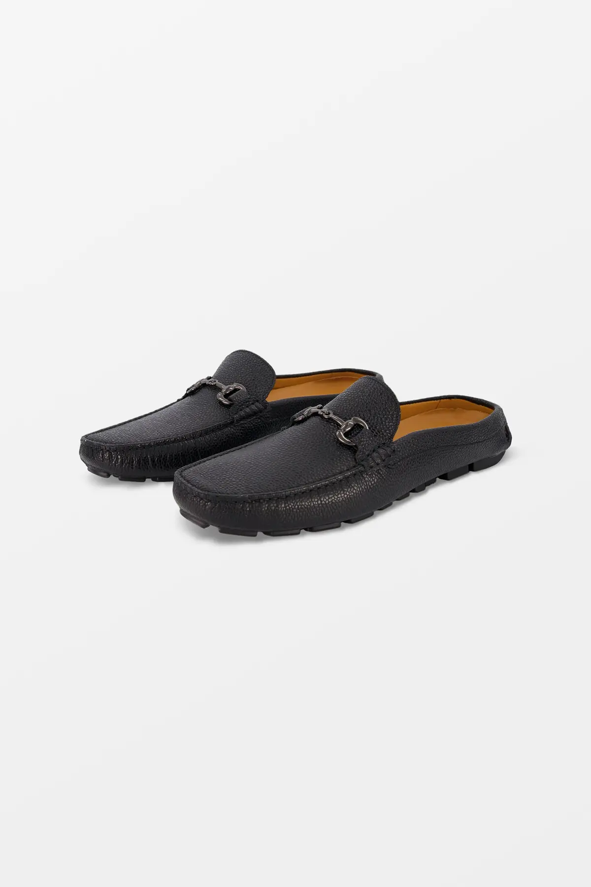 Fiorangelo Black Leather Moccasins 1