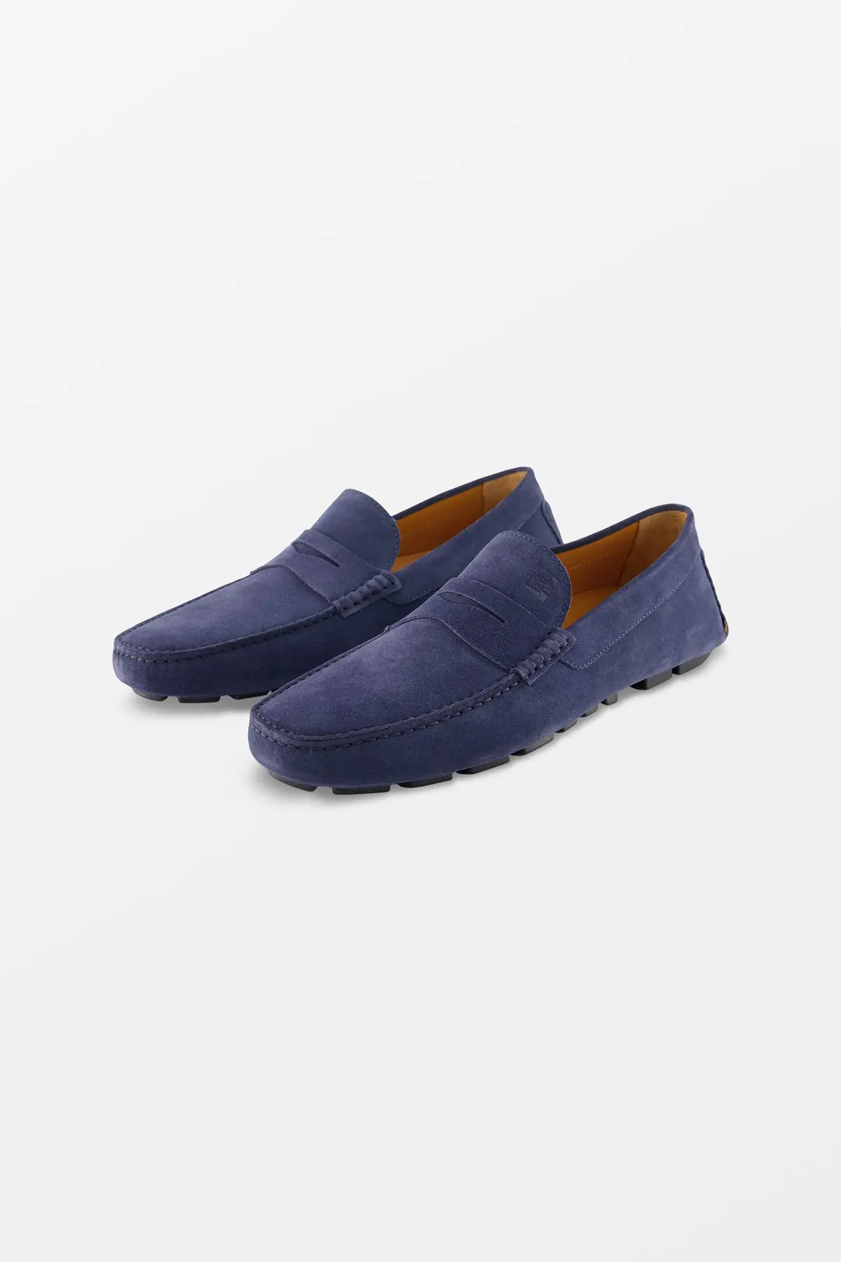 Fiorangelo Blue Velour Moccasins 1
