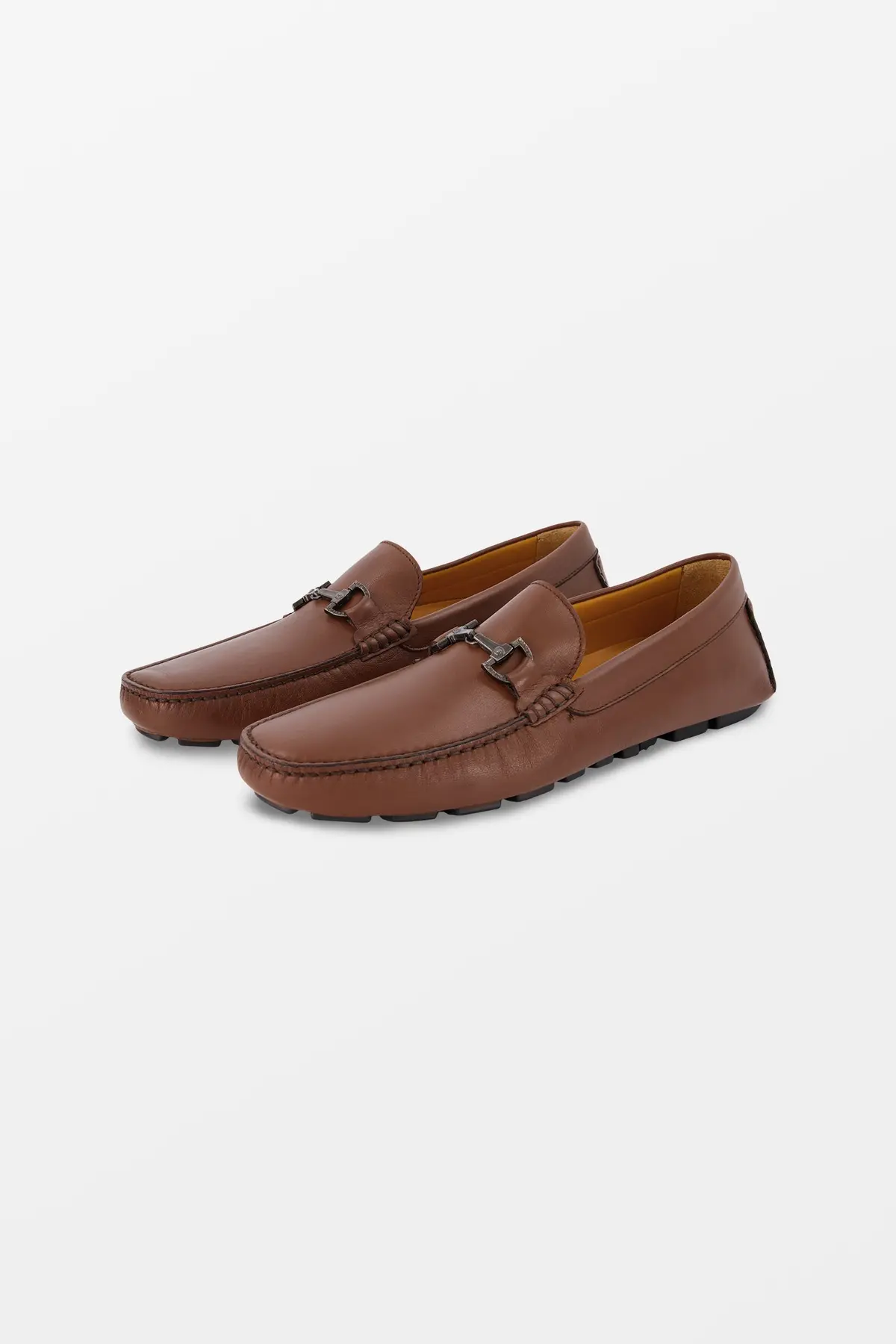 Fiorangelo Brown Leather Moccasins 1