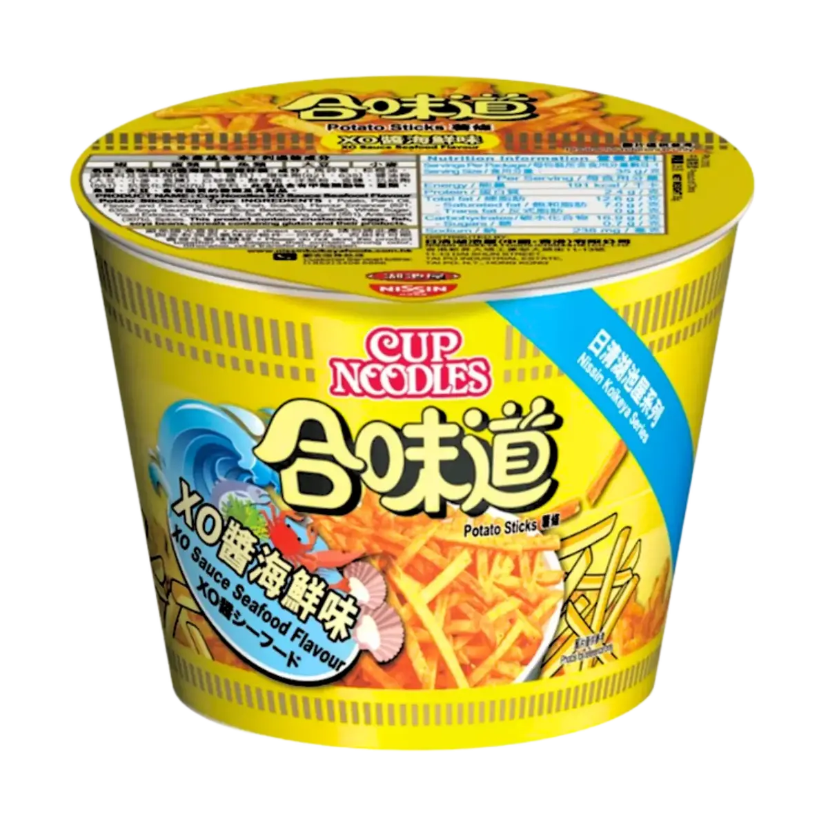 Nissin Cup Noodles Xo Sauce Seafood Flavour Potato Stick Cup 35G (Bbd: 02/2026) 1