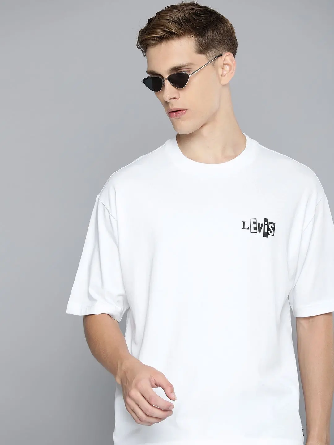 Men's Solid Loose Fit T-Shirt 1