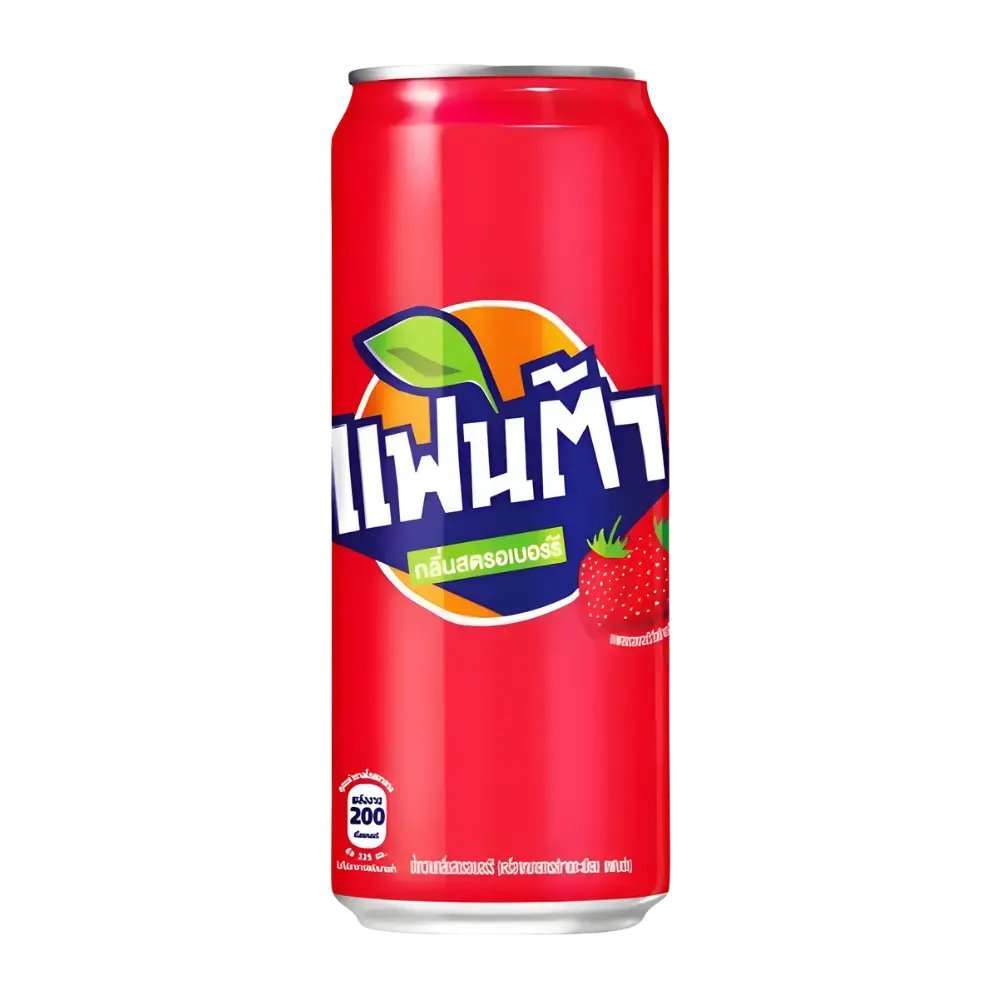 Fanta Strawberry Flavoured Drink 250Ml 1
