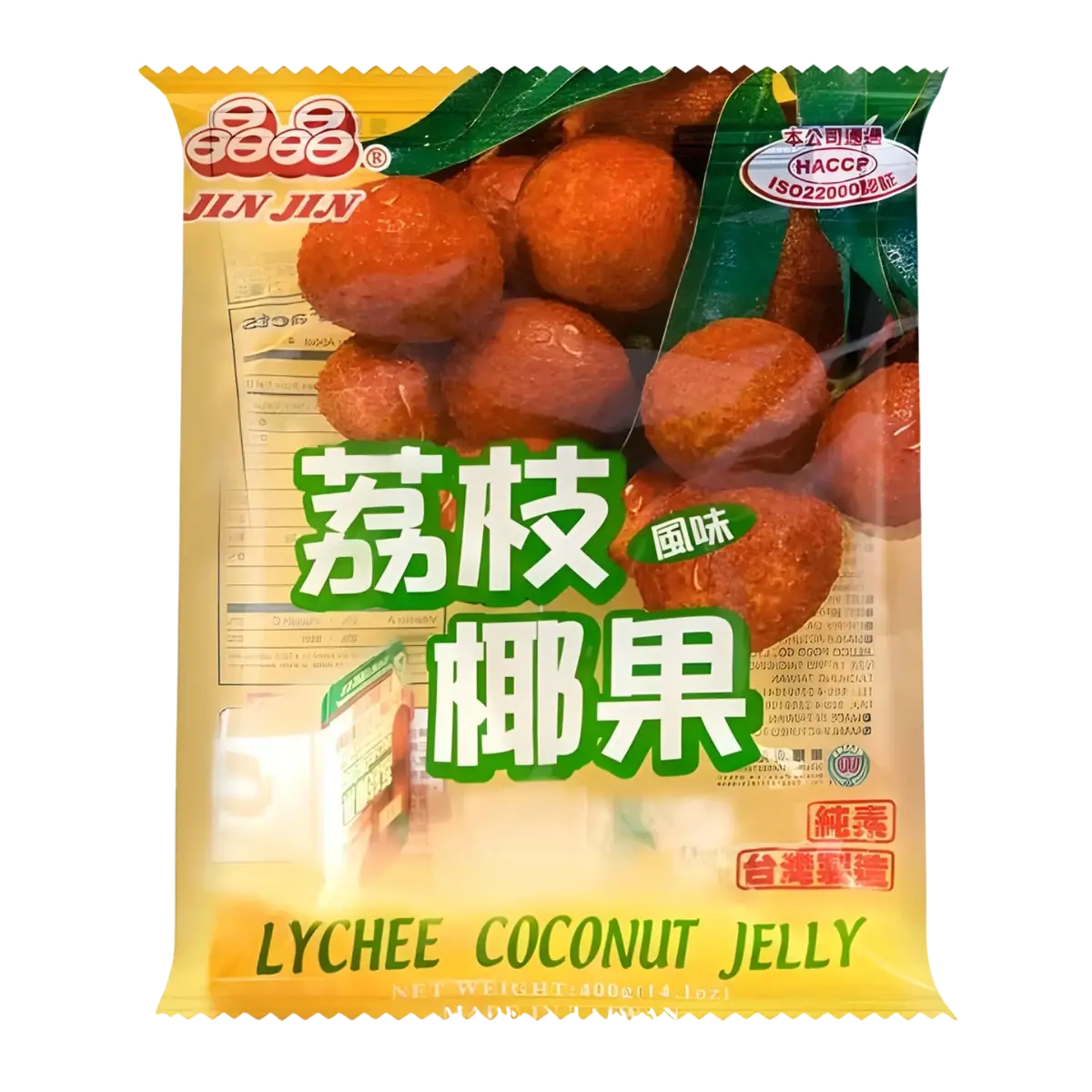 Jin Jin Coconut Jelly Lychee 400G 1