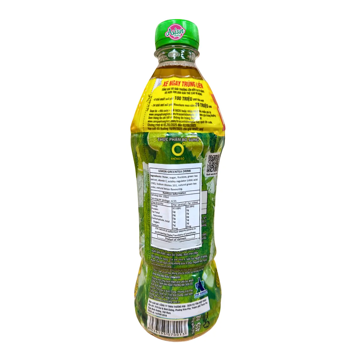 Khong Do Lemon Green Tea Drink 455Ml 2