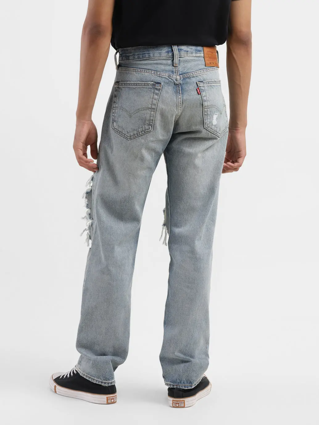 Men's 501'93 Blue Straight Fit Mid Rise Jeans 3