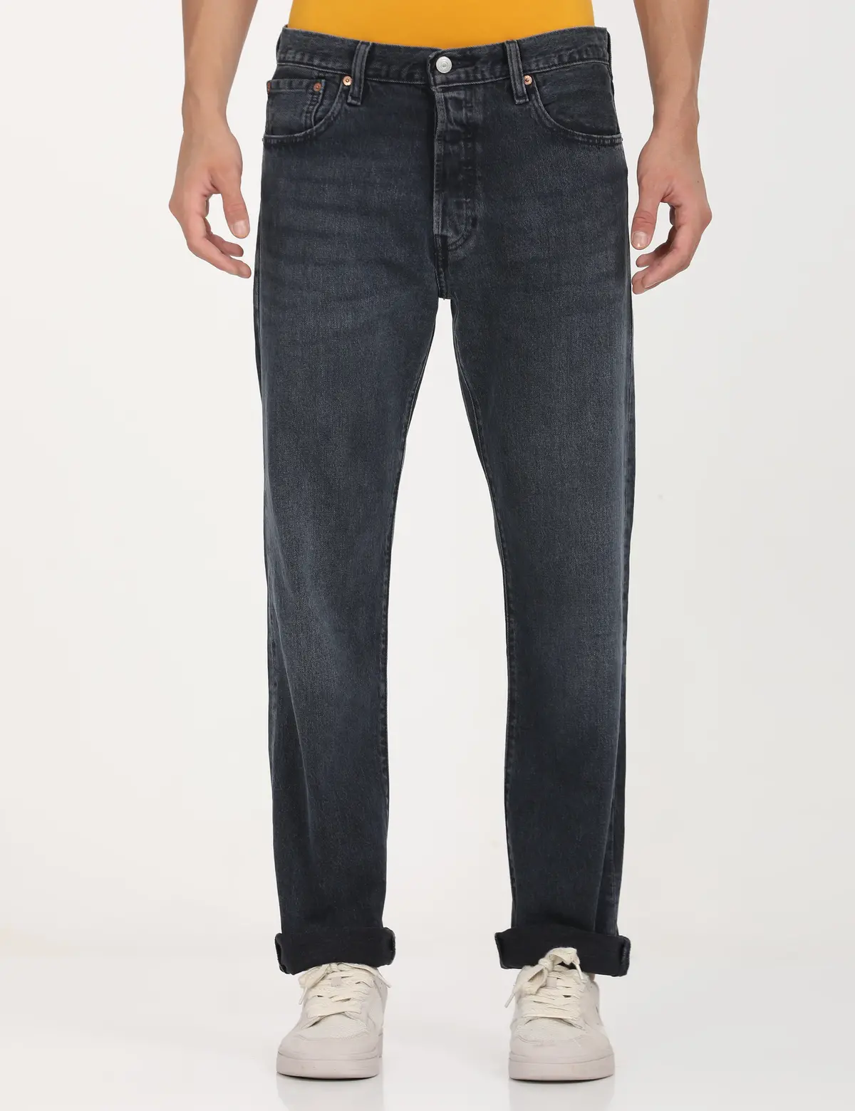 Men's 501'93 Charcoal Grey Straight Fit Mid Rise Jeans 1