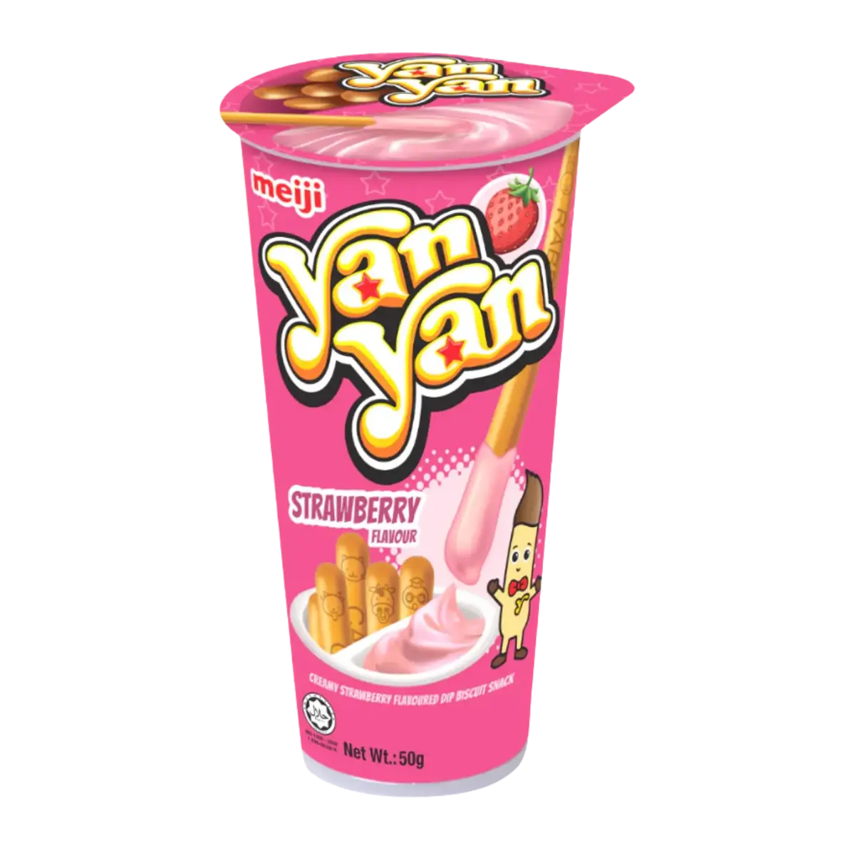 Meiji Yan Yan Strawberry Dip 50G 1