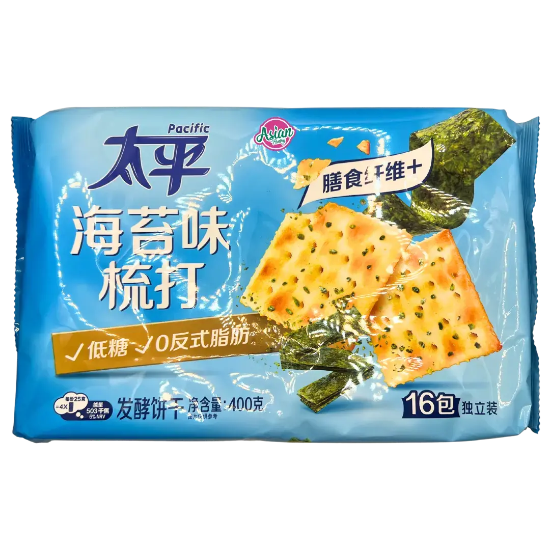 Pacific Soda Crackers (Seaweed Flavour) 400G 1