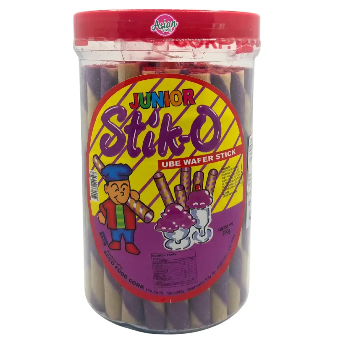 Junior Stik-O Ube Wafer Stick 380G 1