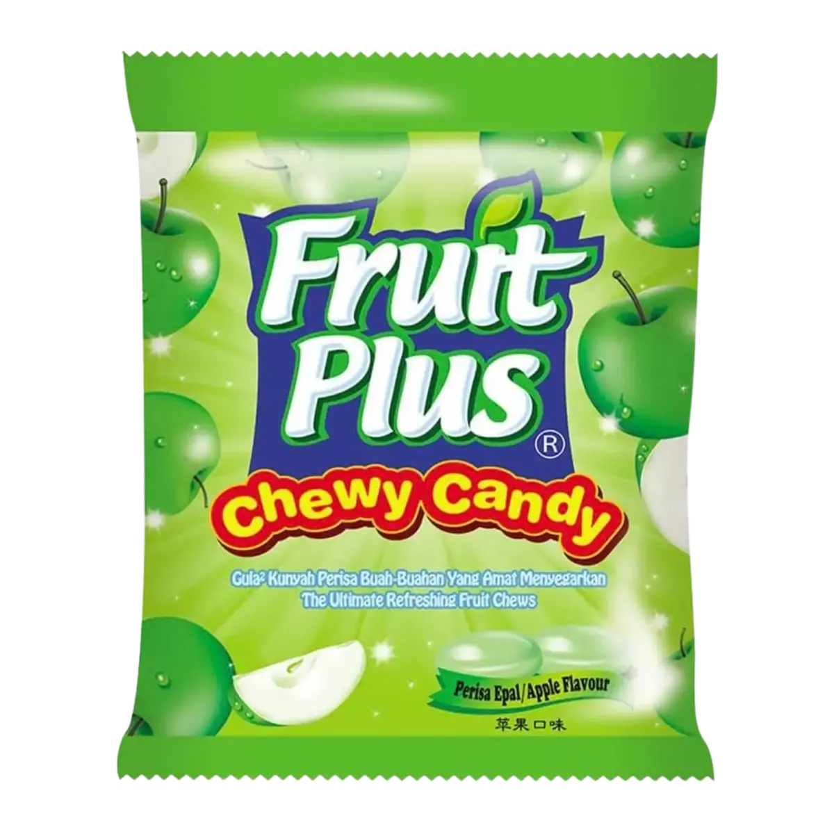 Fruit Plus Chewy Candy Apple Flavour 120G 1