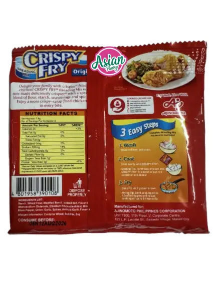 Ajinomoto Crispy Fry Original 62G 2