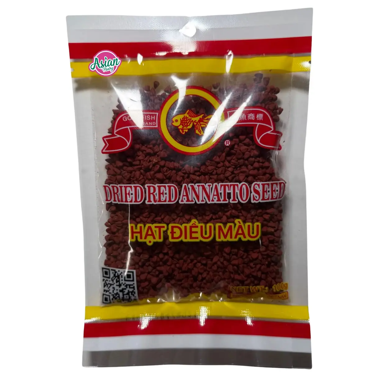 Goldfish Brand Dried Red Annatto Seed 100G 1