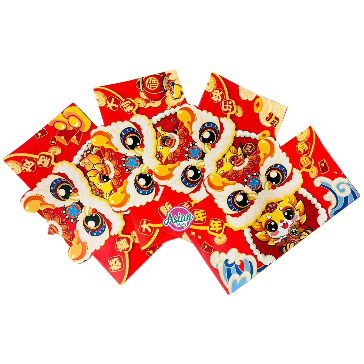 Sl Lucky Money Red Pocket For New Year Festival 4Pk (Random) 1