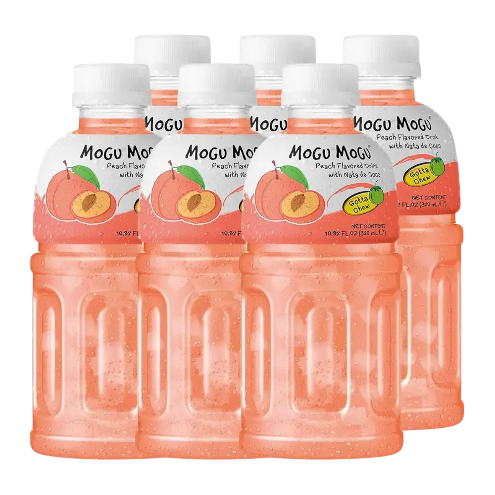 Mogu Mogu Peach Juice With Nata De Coco 1