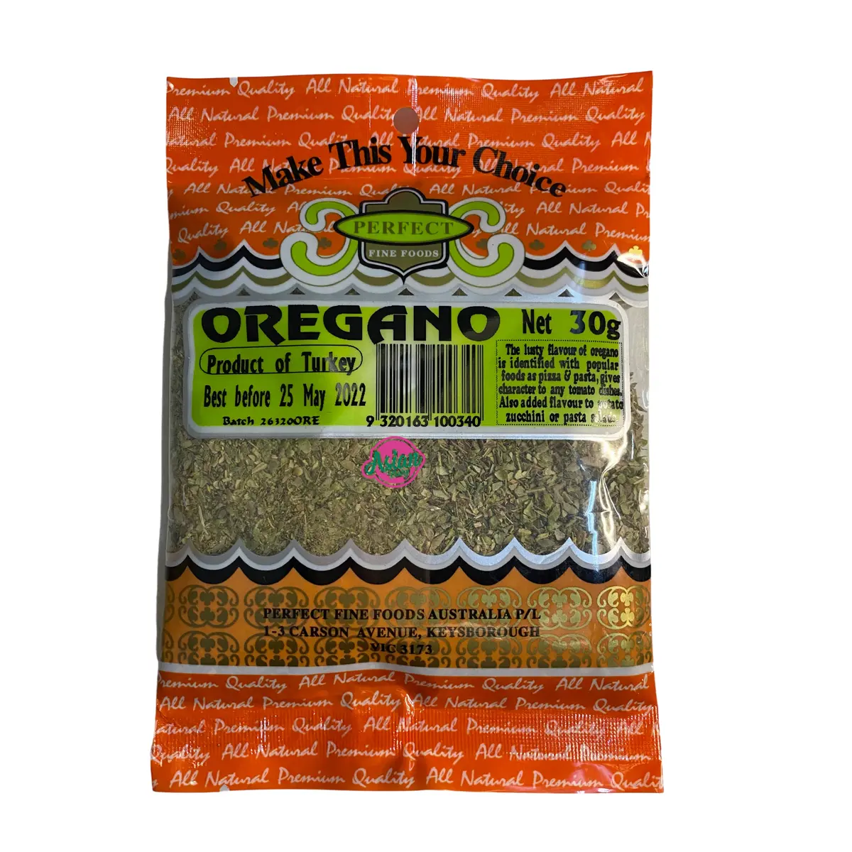 Perfect Fine Foods Oregano 30G 1