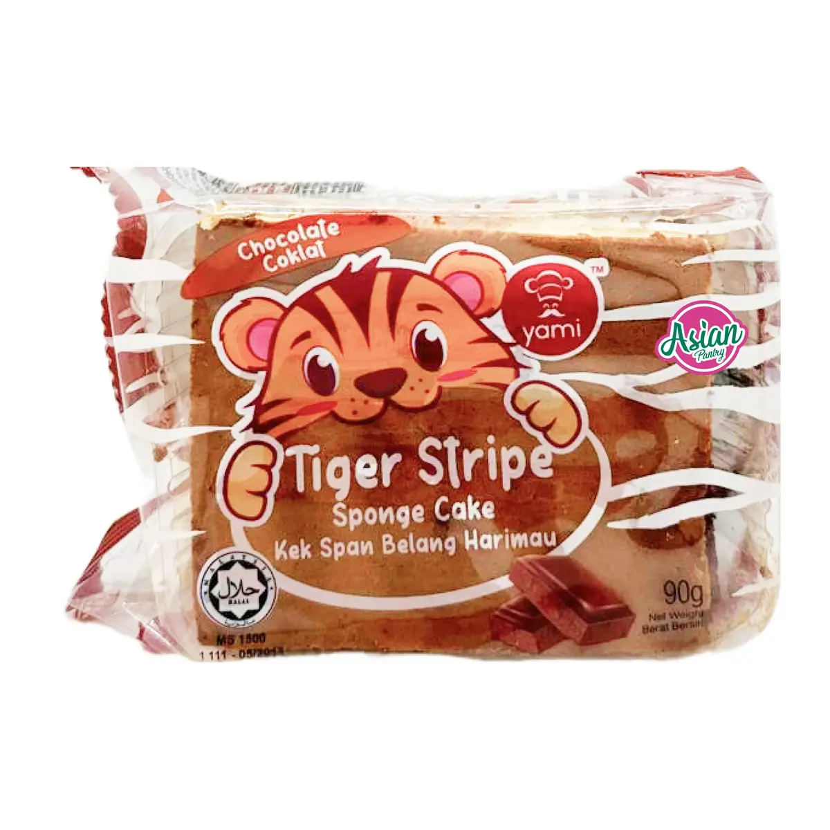 Yami Chocolate Flavour Tiger Skin Cake 90G (Bbd: 29/01/2026) 1