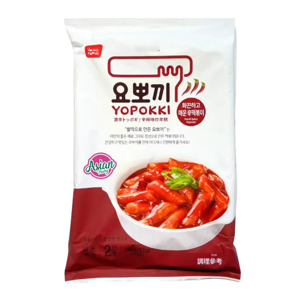 Yopokki Hot And Spicy Tteokbokki Bag 240G (Bbd: 24/01/2026) 1