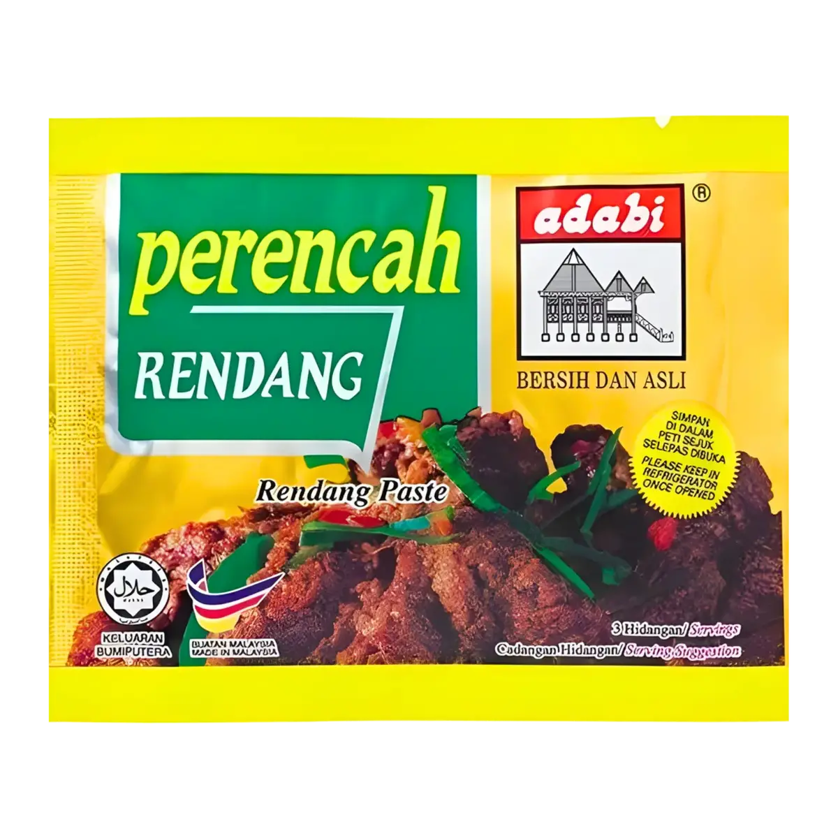 Adabi Perencah Rendang Paste 120G 1