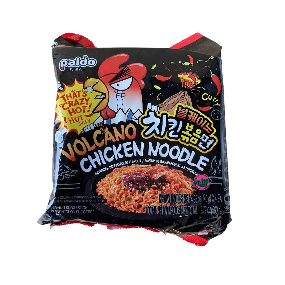Paldo Volcano Spicy Chicken Noodle 1