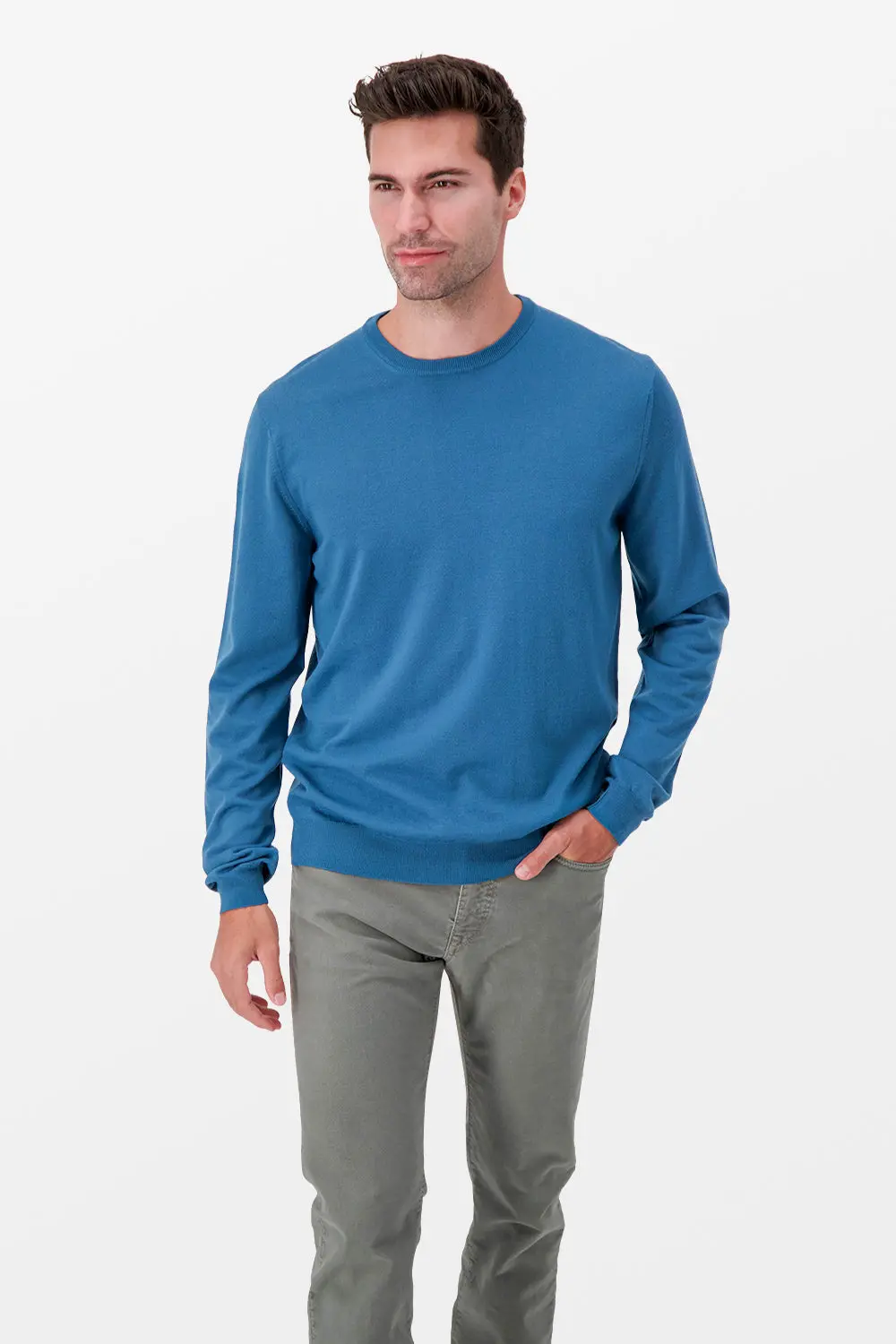 Zanone Blue Giro Z-Man Sweater 1