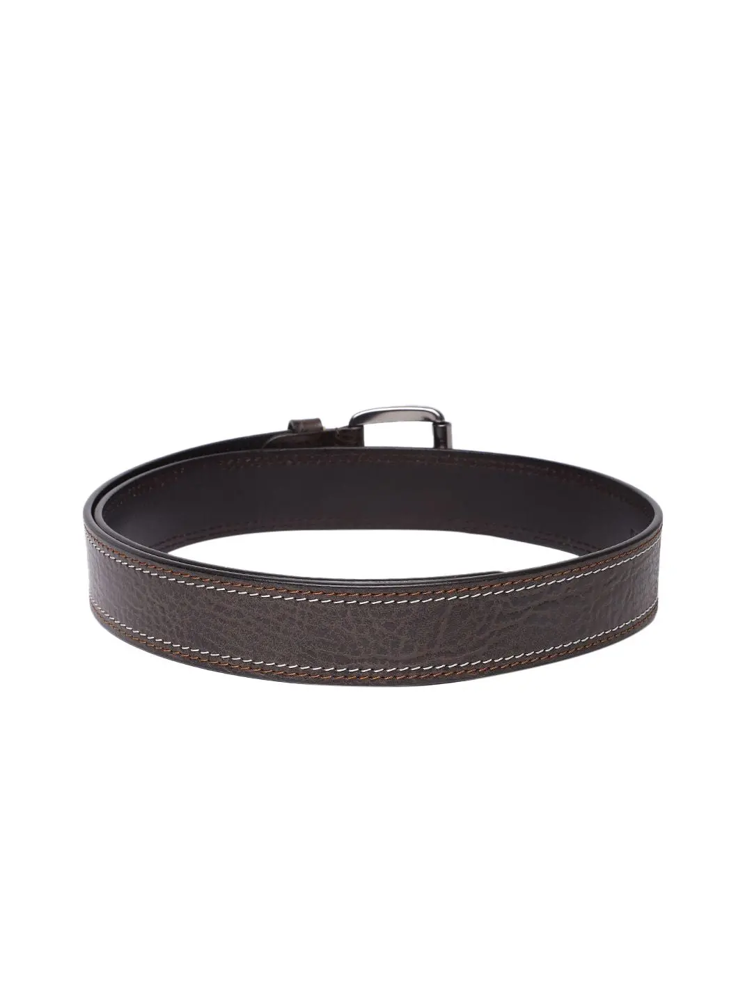 Men's Brown Textured Belt 3