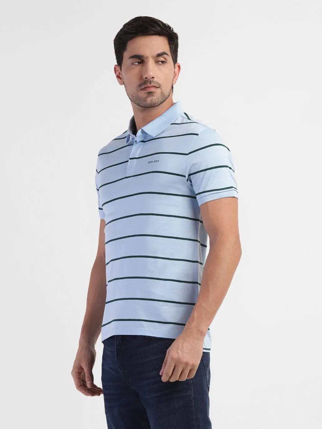 Men's Striped Polo T-Shirt 4