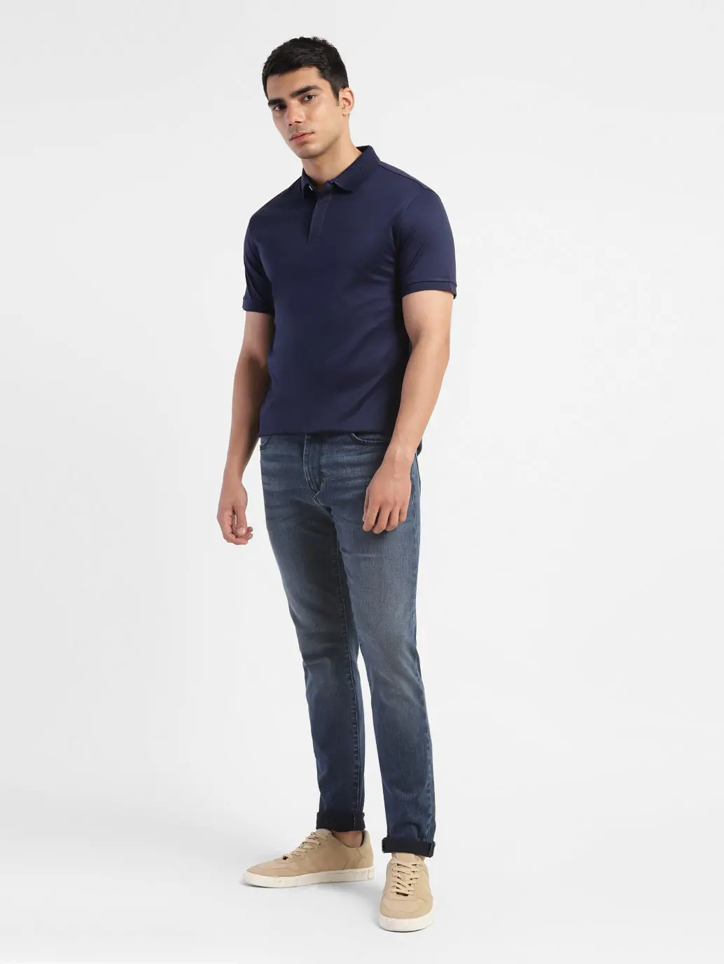 Men's Solid Regular Fit T-Shirt 1