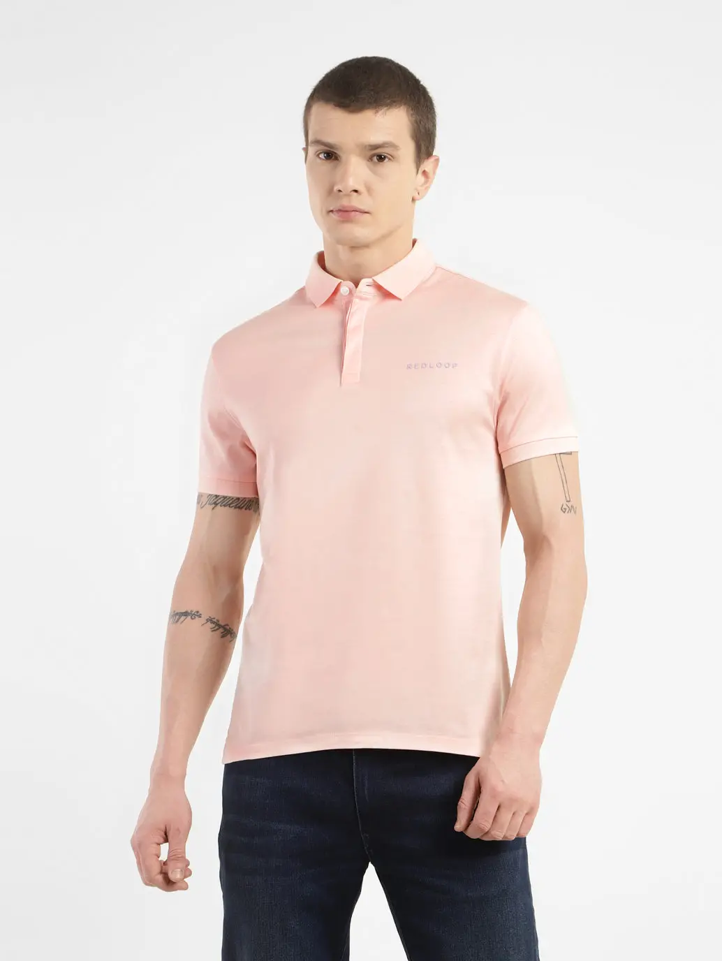 Men's Solid Regular Fit T-Shirt 1