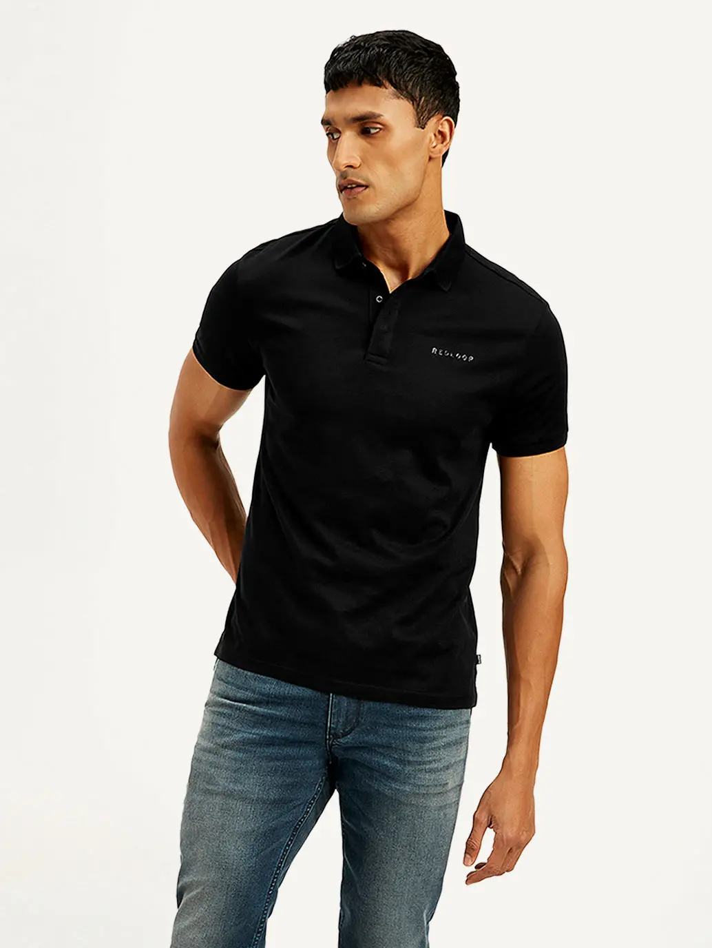 Men's Redloop Solid Ultra Soft Polo T-Shirt 1