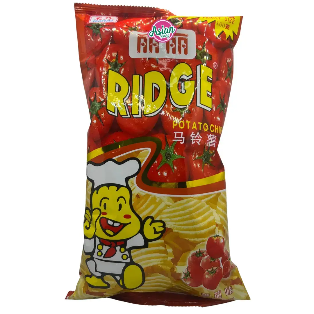 Ridge Potato Chips Tomato Flavour 100G (Bbd: 04/03/2026) 1