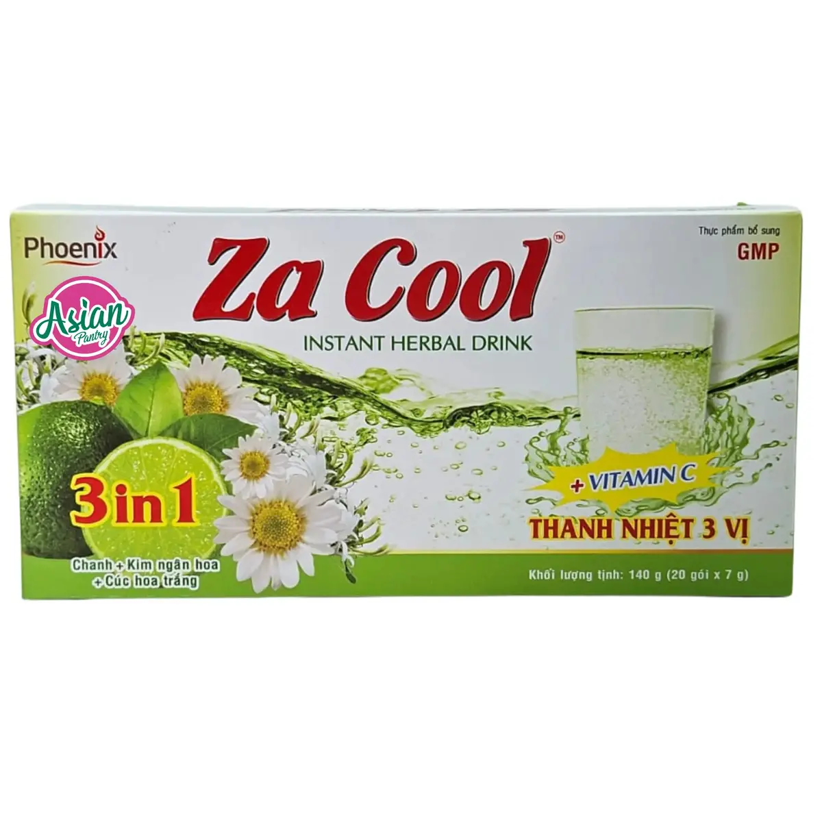 Za Cool 3 In 1 Vitamin C Herbal Tea 20Pk 140G 1