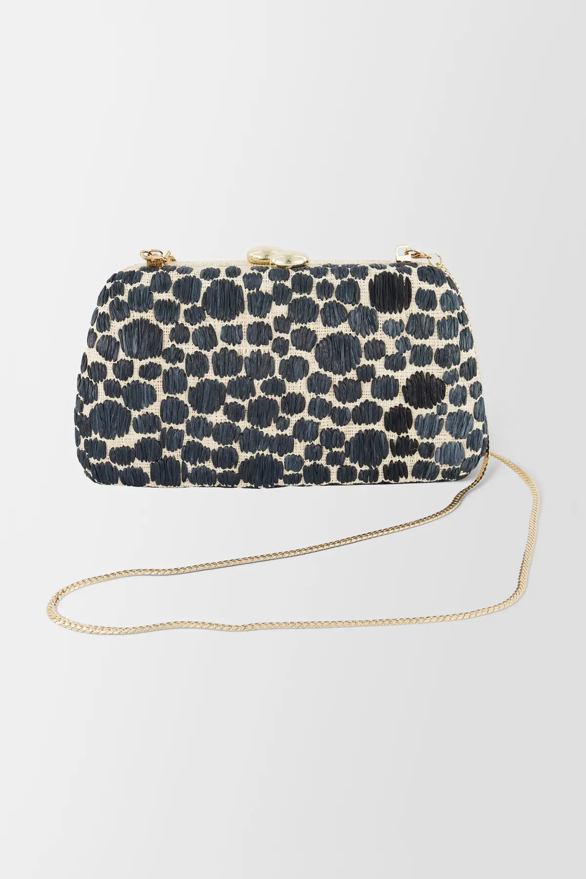 Serpui Natural/Black Tina Polkadots Bag 1