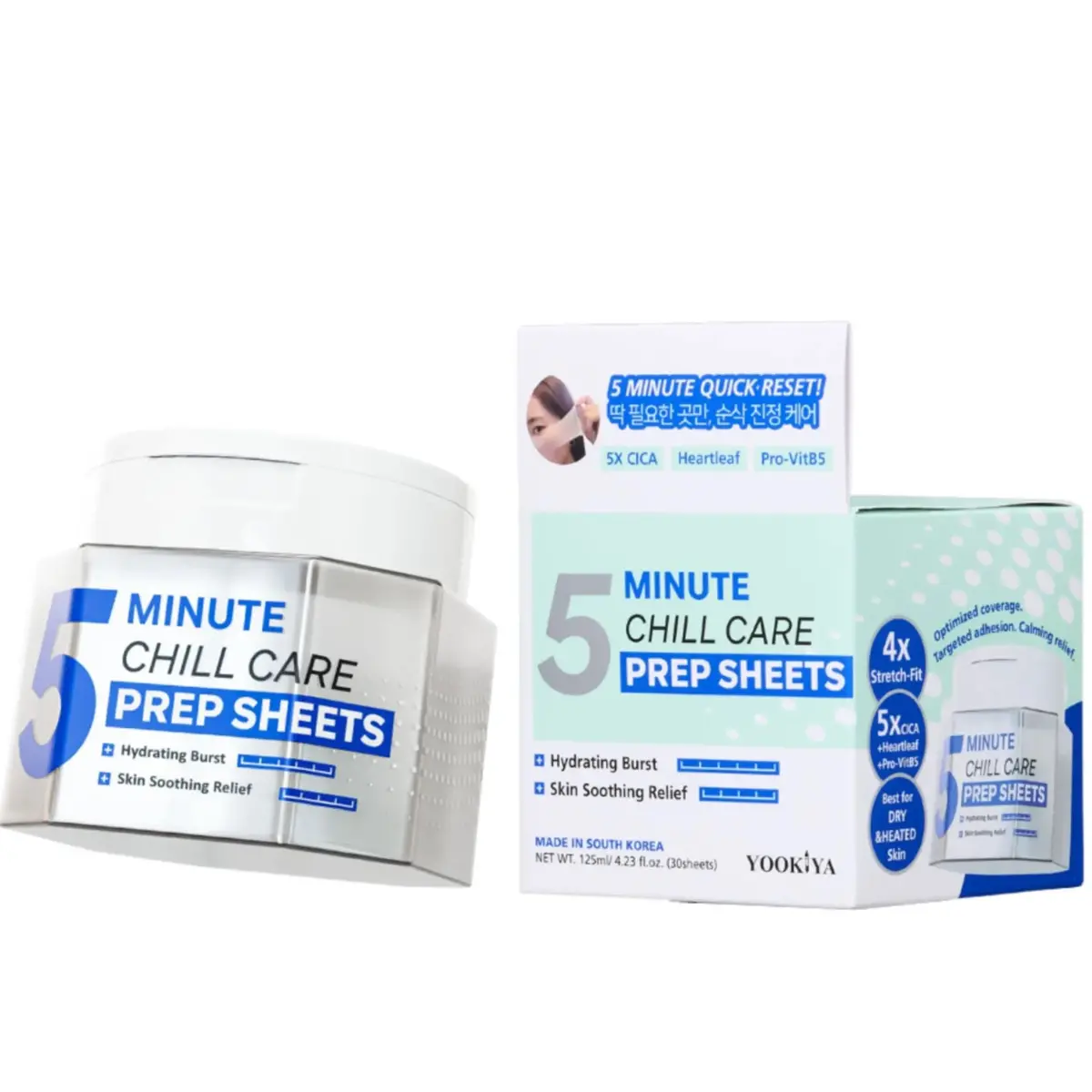 Yookiya 5 Min. Chill Care Prep Sheet 120Ml 1