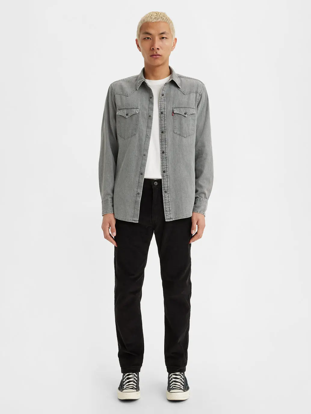Men's Black Slim Fit Pant 1