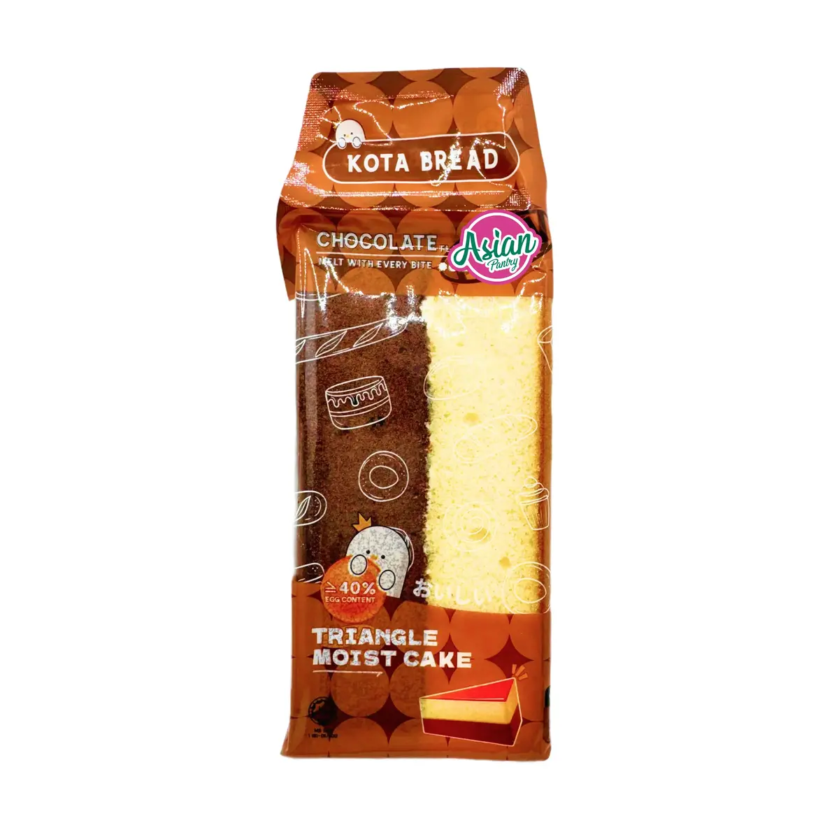 Delyco Triangle Moist Cake Chocolate Flavour 90G 1