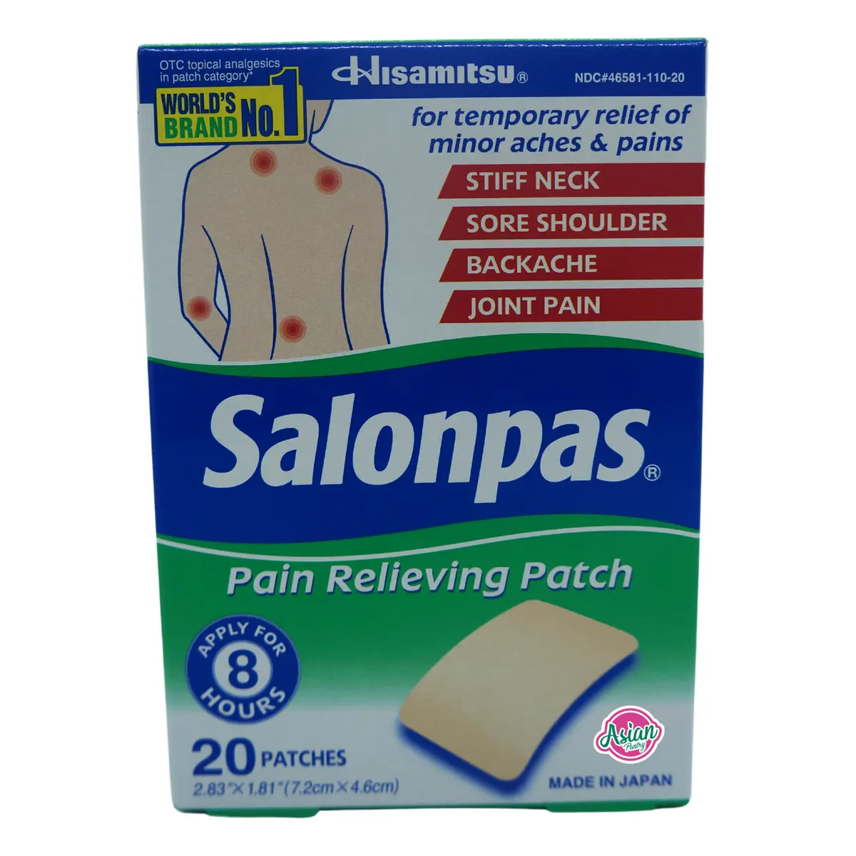 Salonpas Pain Relieving Patch 20Pcs 1