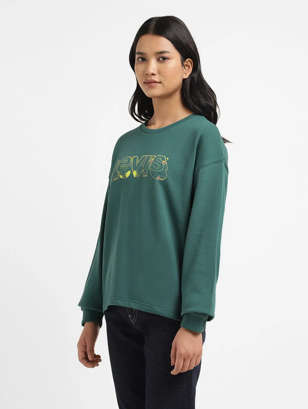 Womens Printed Crew Neck T-Shirt 3