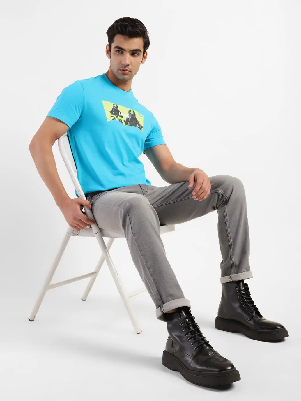 Men's Graphic Print Slim Fit T-Shirt 2