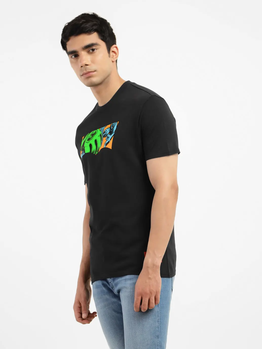 Men's Graphic Print Slim Fit T-Shirt 4