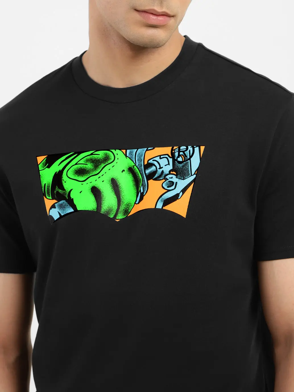 Men's Graphic Print Slim Fit T-Shirt 5