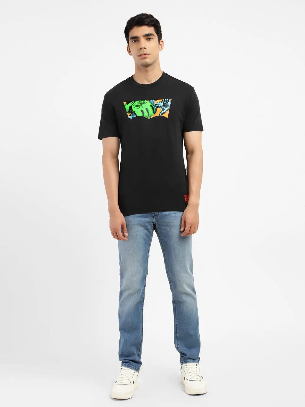 Men's Graphic Print Slim Fit T-Shirt 6