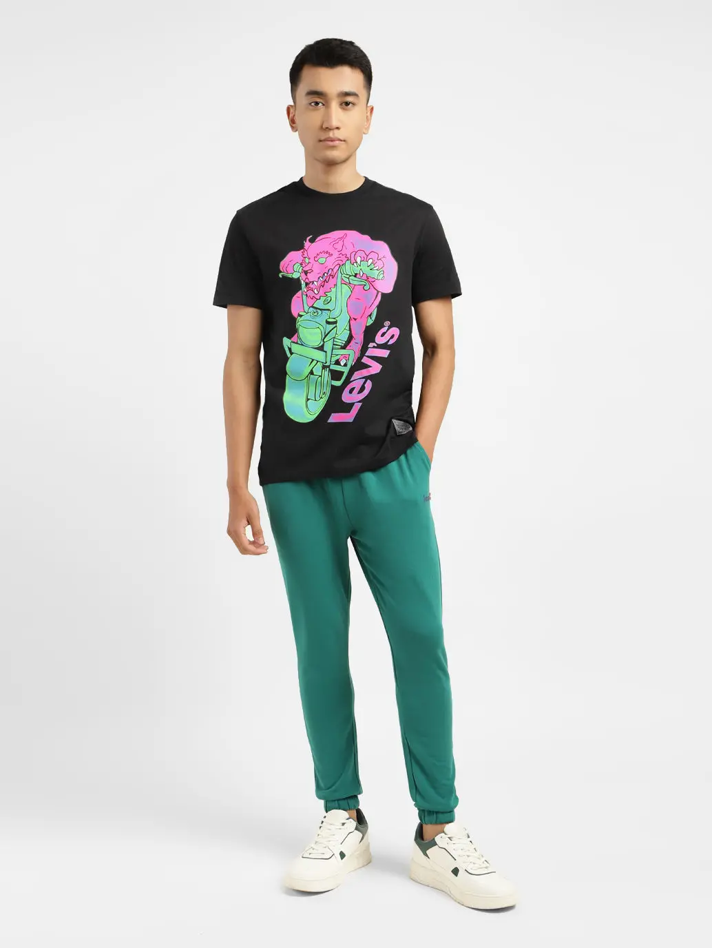 Men's Graphic Print Slim Fit T-Shirt 5