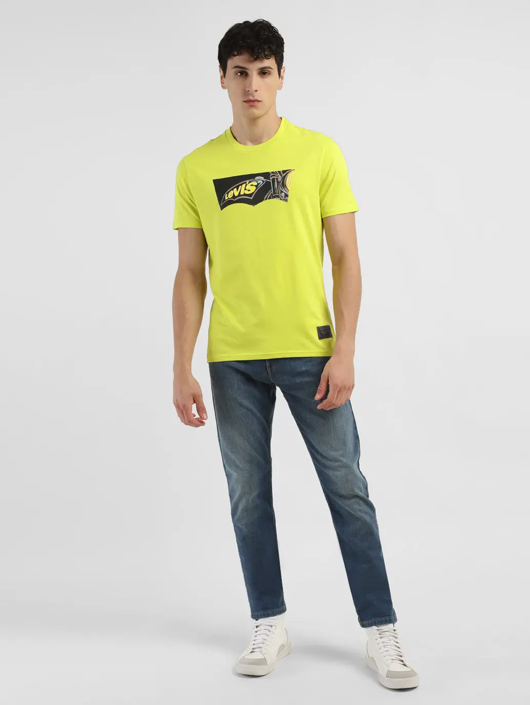 Men's Graphic Print Crew Neck T-Shirt 1